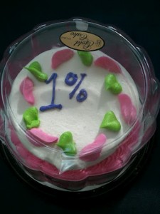 The 1% Cake